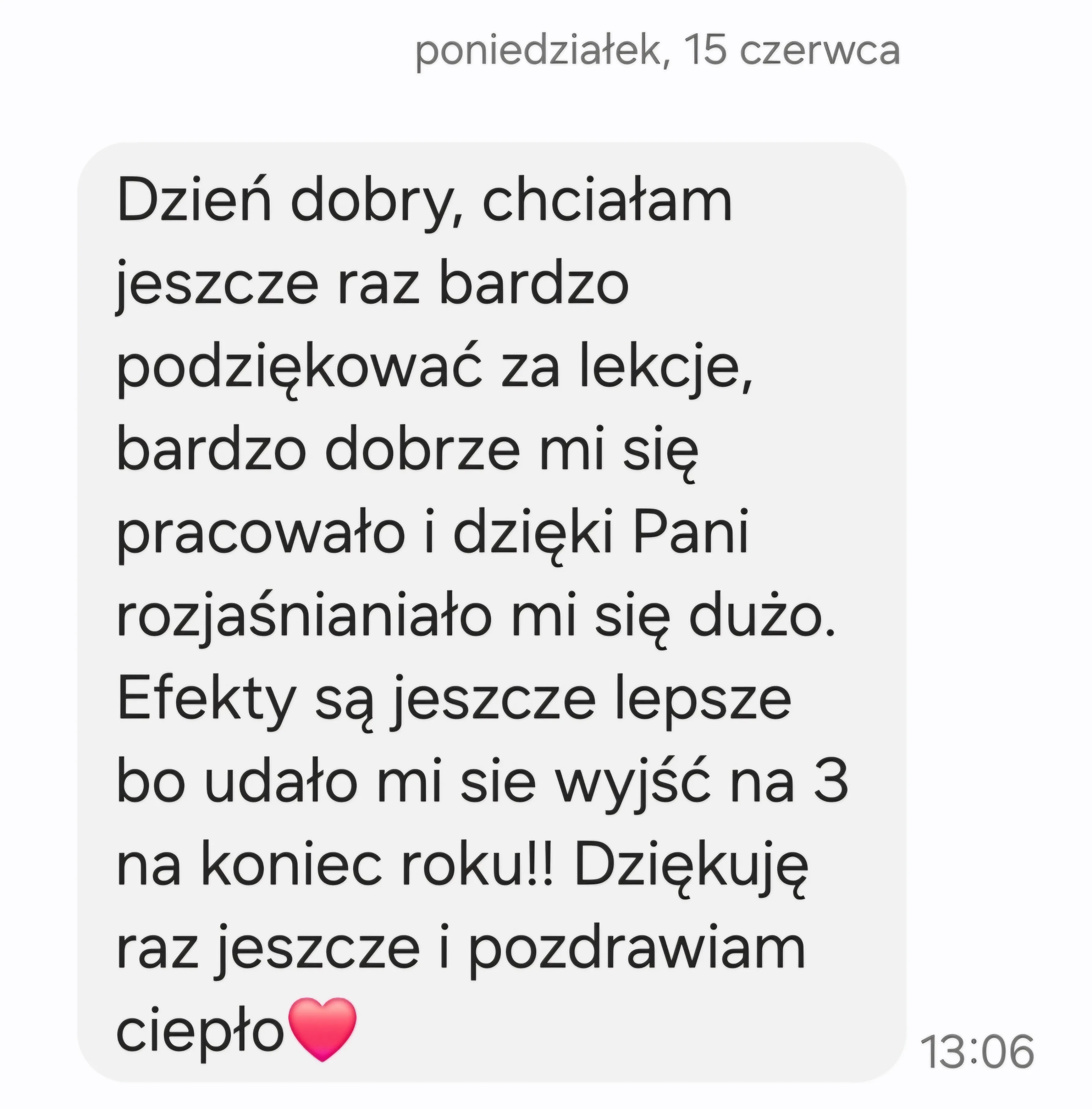 Opinia rodzica – wiadomość 8 z 27